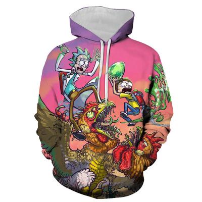 China Custom Anime 3D Anti-Shrink Casual Pullover 3D Hoodies Printing Hoodie Sweatshirts Cool Men Fashion Streetwear for sale