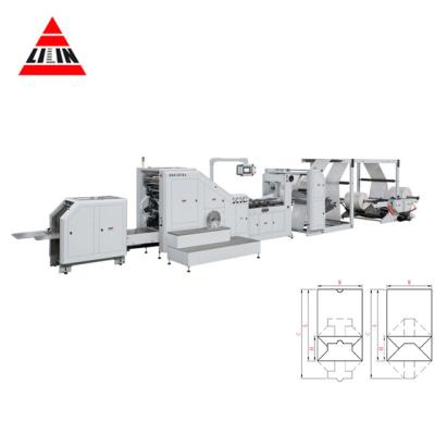 China food & Beverage Factory LSB-330-2L Double Layer Shopping Paper Bag Making Machine Price for sale