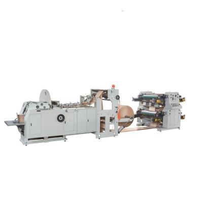 China food & Beverage Plant LMD-400/600+LST-4700 High Speed ​​Automatic Food Paper Bag Making Machine+printer for sale