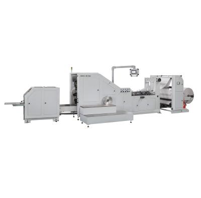 China food & Beverage Factory LSB-450XL Roll Feeding Square Bottom Paper Bag Making Machine Price for sale