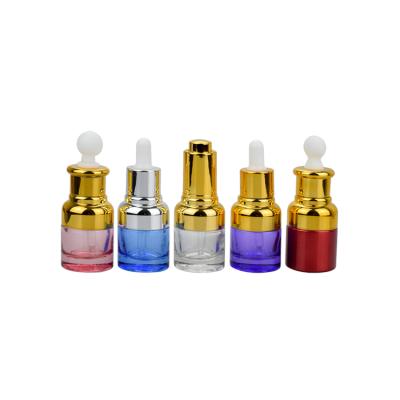 China Low MQQ 20ml 30ml 40ml Colorful Personal Care Essential Oils Cosmetic Glass Dropper Bottles In Stock for sale