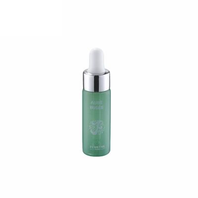 China Cheap Personal Care 5ml Serum Dropper Bottle Blue Silver Collar Dropper Serum Bottle for sale