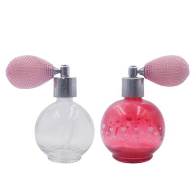 China 75ml Round Personal Care Shaped Large Decoration Perfume Bottle Bulb Atomizer for sale