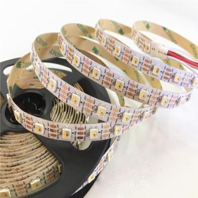 China Theme park pixel led strip light IP65 RGBW WS2812B waterproof accessible led strip light individually 5050 for sale