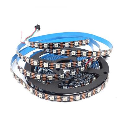 China Theme Park Led Strip 60leds/m RGB 5v 5050 Smd Pixel Ws2812 Strip Light Waterproof Digital Full Color Led Strip Lights Rope for sale