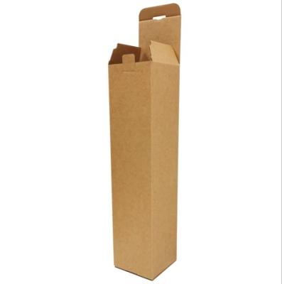 China Reused Logo Long Carton Box Jewelry Long Box Express Rectangular Paper Packaging Umbrella Gift Materials Flat Corrugated Box for sale