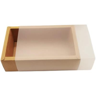 China Customized Recyclable Packaging Box Paper Box Cardboard Drawer Gift Luxury Paper Box With PVC Window for sale