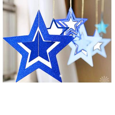 China Wholesale Indoor Party Decor Wedding Party Decor Christmas Birthday Party Wall Decorations Hanging Star Hanging Decoration for sale