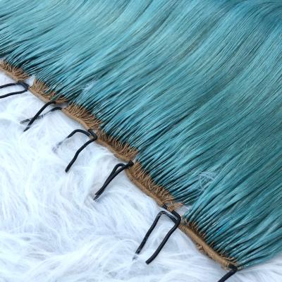 China Wholesale Curly Curl No Shedding PU Seamless Double Drawn Virgin Human Hair Clip In Hair Extensions for sale