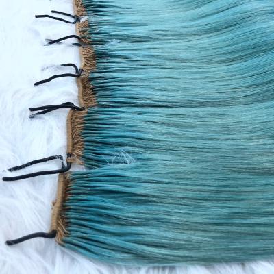 China Silky Straight Curly Loop Clip In Hair Invisible Remy Hair Halo Hair Extensions Human Hair One Piece Halo Headband Wire for sale