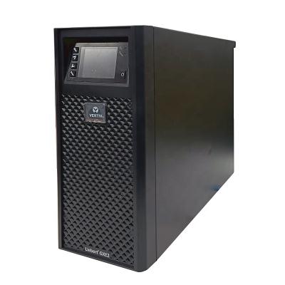 China Telecommunications Vertiv GXE Series External battery Tower type 6kVA Power Supply High Frequency UPS for IDC for sale