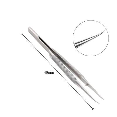 China Precision titanium alloy fly line fingerprint tweezers for phone cooper wire repair clip jumper line 0.02mm for sale