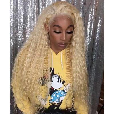 China 13x6 Lace Front Wigs HD Curly Curly Curly Human Hair Transparent 13x6 Lace Front Wigs Pre Plucked 613 Hair Wholesale Full Lace Wig for sale