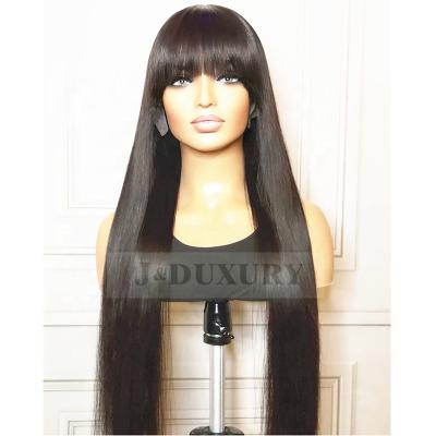 China Silky Straight Top Grade 12a Healthy Hair End Full Lace Wigs For Color Women 40 Inch Transparent Hair Full Lace Front Human Hair Wig for sale