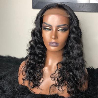 China Jerry Curl 360 Full Lace Pre Plucked 13x6 Lace Wigs Transparent Lace Hair Wigs For Black Women Short Dangle Hair Wigs for sale