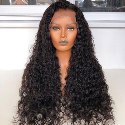 China Softest Cheap Brazilian Human Hair 360 Full Lace Wig Pre Plucked Curly Wigs For Color Women 4X4 Lace Closure Wig for sale