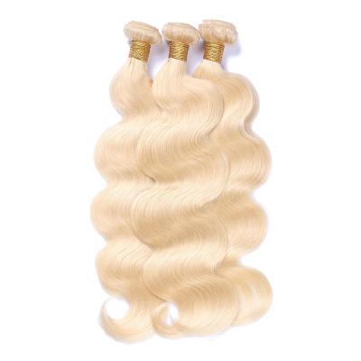 China Wholesale Best Body Wave Top Guard 10A Virgin Hair Bundles Body Wave Virgin Hair Bundles With Closure 613 Blonde Hair Extensions for sale