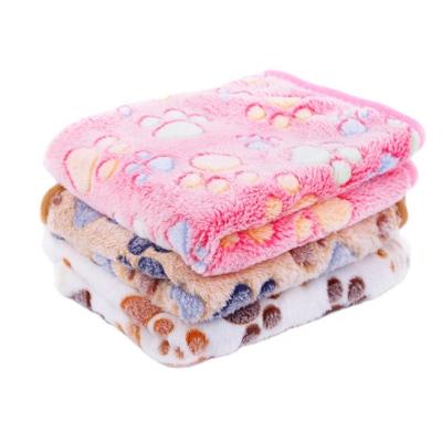 China Travel Factory Direct Selling Blanket Hot Double-sided Thick Coral Fleece Soft Dog Blanket for sale