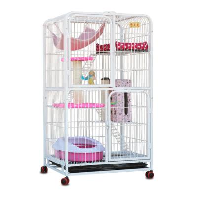 China Oversized Square Tube Large Breathable Wholesale Hot Sale Cat Cage for sale