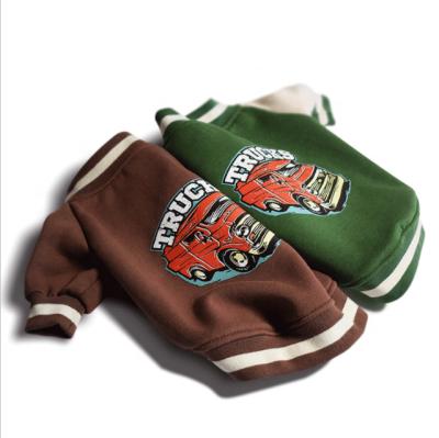 China Factory Direct Sales Viable Truck Printing Soft Dog Clothes for sale