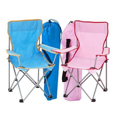 China Modern Customized Warehouse Patterned Kids Mini Folding Chair - Arm And Shoulder Strap Kids Camping Chairs for sale