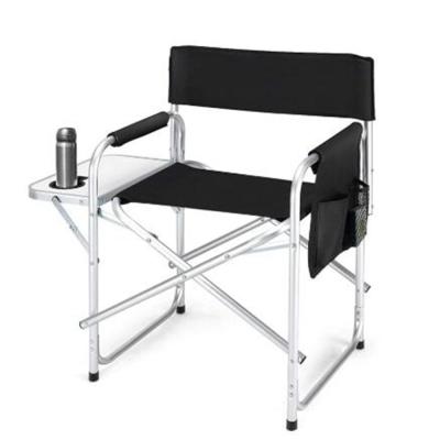 China Modern HITREE 600D Polyester Customized Folding Aluminum Director Chair for sale