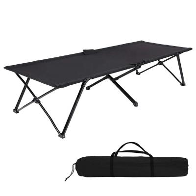 China High Quality Strong PP Plastic Quick Up Strong Stable Folding Camping Bed Cradle With Carry Bag for sale