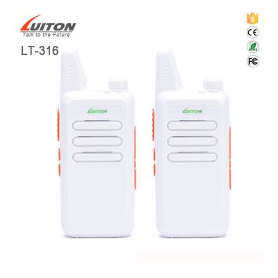 China Scan Function LT-316 Handheld Two Way Radio Mini Walkie Talkie For Kids for sale