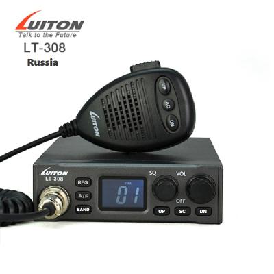 China Russian Version CB Transceiver LT-308 25.610-28.305 MHz 40 Radio Mobile Channel LT-308 for sale