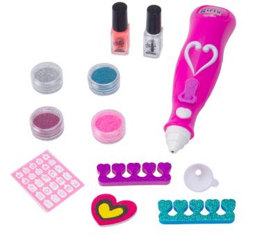 China Safety MBK TOYS girls pretend play game cosmetic makeup set nail polish makeup toys for kids for sale