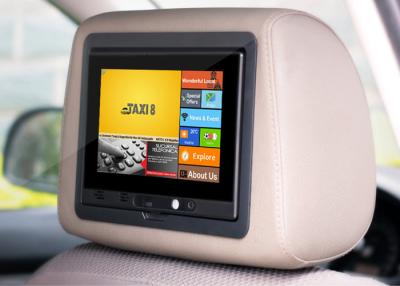 China Black Android Media Player Taxi Touch Screen Advertising With WIFI 3G for sale