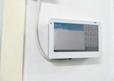 China 7” In Wall Intercom Touch Screen With Camera POE RGB LED Light , Vandal Resistant Design for sale