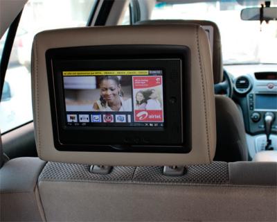 China 7 Inch Android Taxi Touch Screen With GPS , Motion Sensor , 3G , Advertising Software for sale