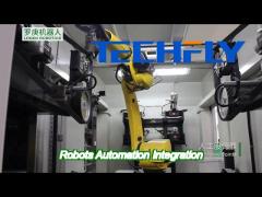 integrated robots finishing automation solution surface polishing deburring in auto parts