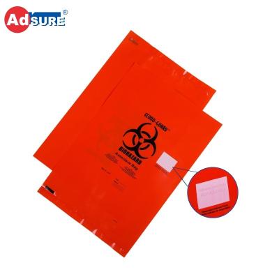 China Large Biodegradable PP Disposable Polypropylene Medical Hospital Plastic Red Biohazard Autoclave Bags for sale