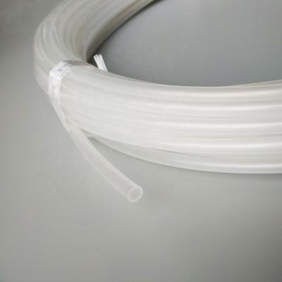 China Food Factory Outlet Tube Translucent Plastic Rounded Pipe PP Hard Tube for sale