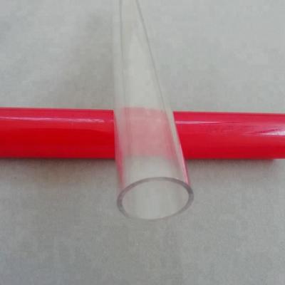 China Factory price factory price PC pipe lightweight clear transparent polycarbonate tube plastic pipe for sale