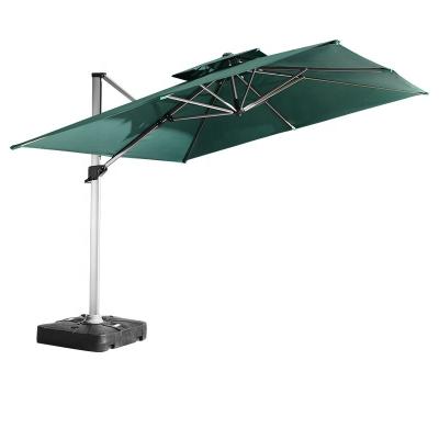 China High End Water Proof 2.5*2.5m/3*3m Outdoor Beach Umbrella With Low Outdoor Cafe Umbrella for sale