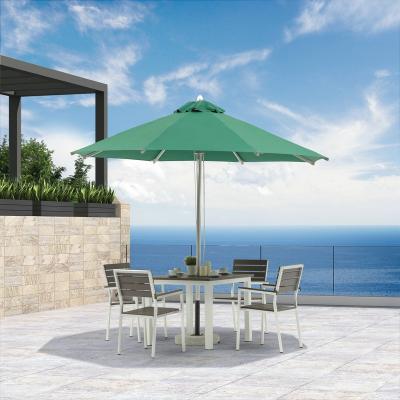 China Modern High Quality Outdoor Aluminum Pole Furniture Center Outdoor Beach Umbrella Parasol for sale