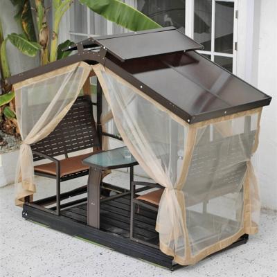 China 2021 modern new hot-selling high-end and stylish outdoor swing chair made of aluminum alloy circuit board for sale