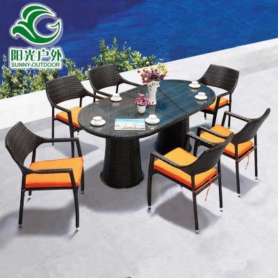 China Modern Rattan Furniture Garden Sets Patio Furniture Chair Sets Outdoor Table And Chair Set for sale