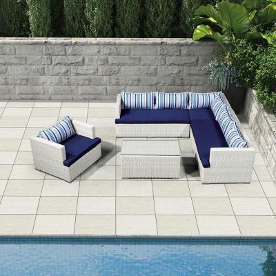 China Outdoor Rattan Sofa Set Modern Wholesale Rattan Wicker Furniture for sale