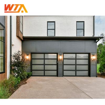 China OEM direct fast delivery good quality factory supply garage sectional aluminum glass door for sale