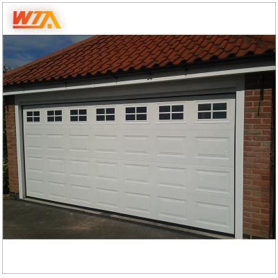 China Customized waterproof windproof modern remote control home villa rolling up panel parking garage steel door for sale