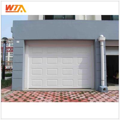 China Manufacturer Cheap Windproof PU Foam Sliding Steel Garage Door for sale