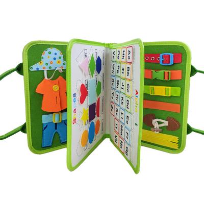 China Developing Intelligence Tending Custom Products 2023 Kids Toys Educational Sensory Felt Busy Board For Toddlers Montessori Busy Book for sale