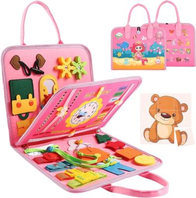 China Preschool Eductional Toys 2023 Hot Selling Educational Toys Fortoddlers Felt Busy Board for sale