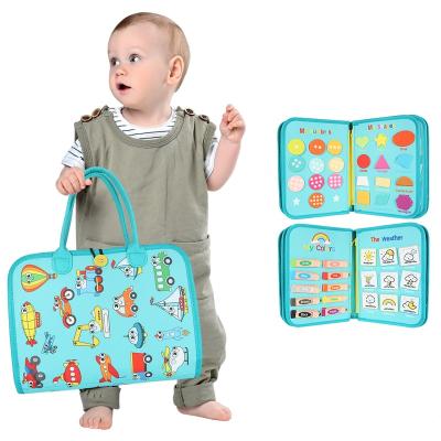 China Sturdy Educational Toys Preschool Toddler Felt Busy Board Toys Busy Board Toys Study Binder For Toys Activity Felt Board for sale