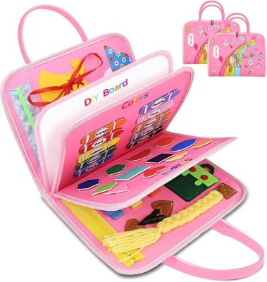 China Eductional Preschool Toys Busy Board For 1 2 3 Toddlers 4 Year Old Play For Baby DIY Board Toddlers Sensory Board Educational Learning Tool for sale