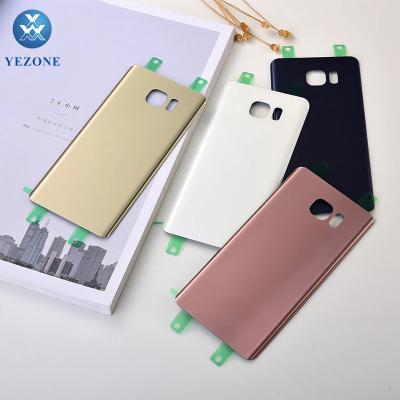 China Waterproof Dirt-Resistant Shockproof Mobile Phone Replacement Parts Housing Back Door For Samsung Galaxy Note 5 N920P Battery Cover Gold for sale